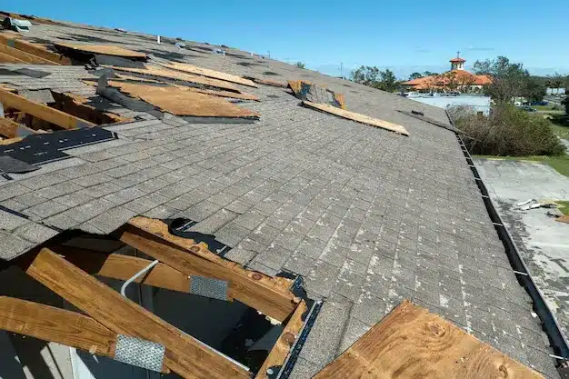 consequences of a natural disaster on the roof